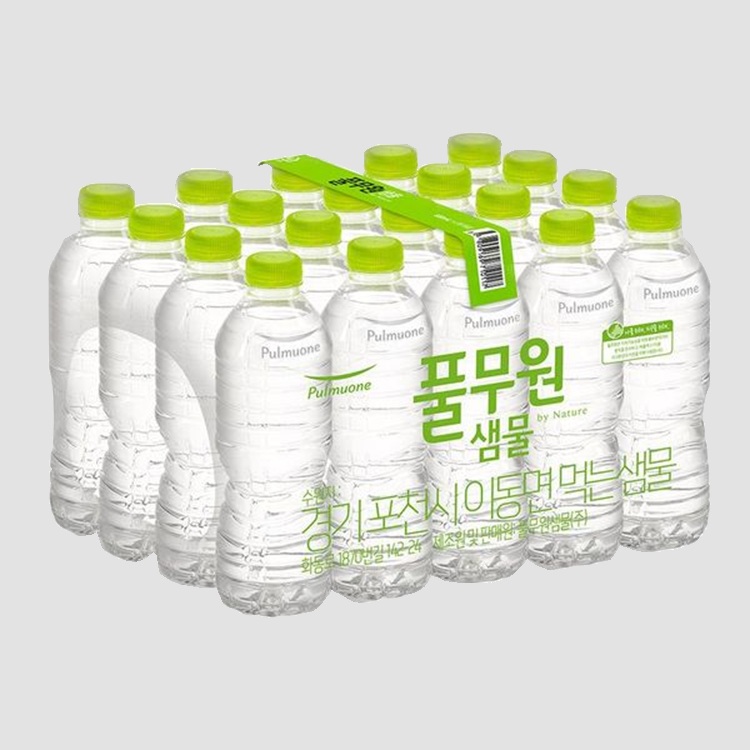 풀무원샘물 500ml (무라벨)